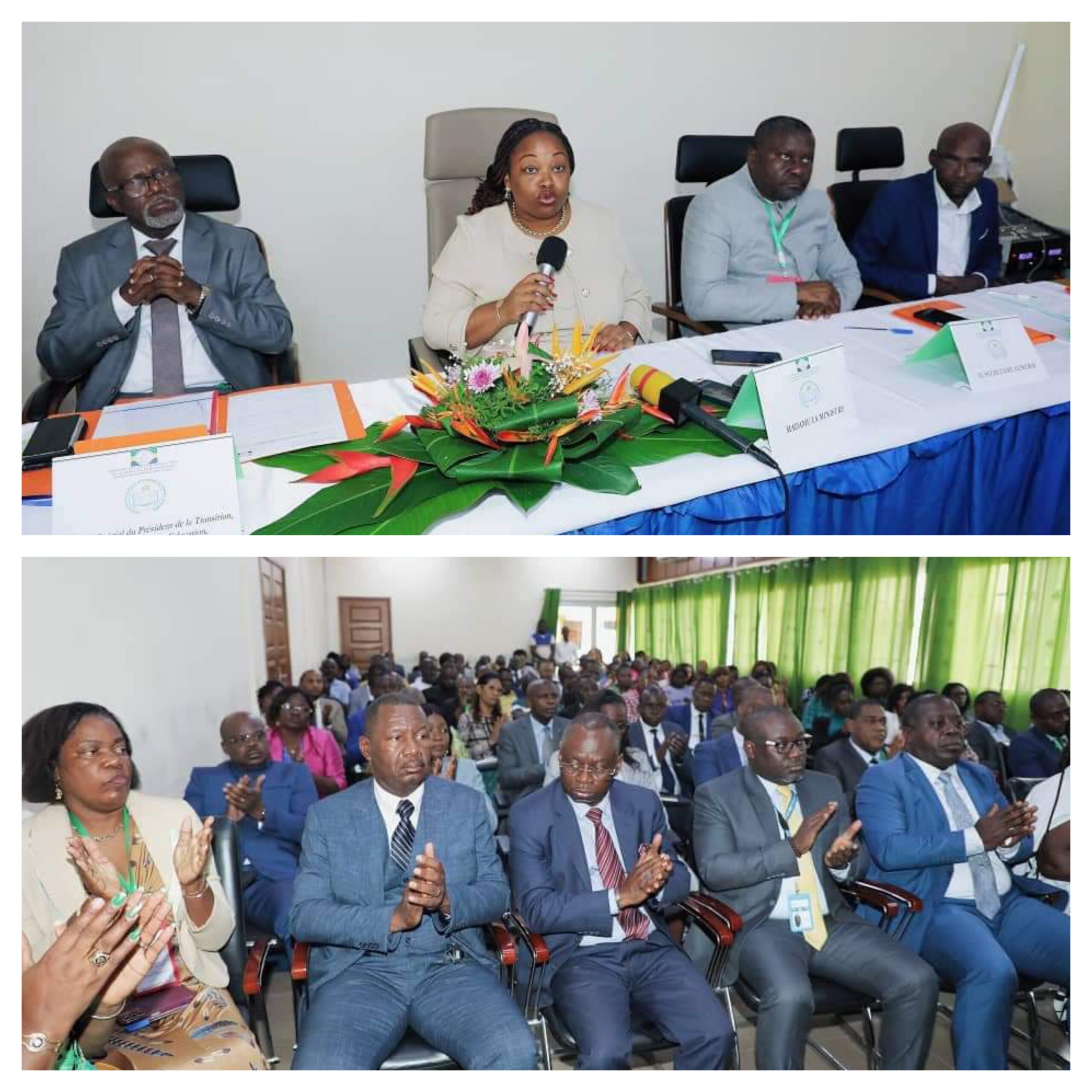 Assises de la politique nationale du manuel scolaire Gabonais : la Ministre de l’Éducation nationale ouvre les travaux en interpellant la communauté éducative à plus d’innovation et de rigueur.