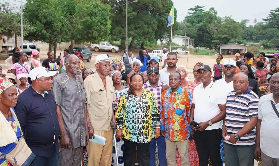 Camelia Ntoutoume Leclercq prépare un accueil chaleureux pour la visite de Son Excellence Brice Clotaire Oligui Nguema à Ntoum.