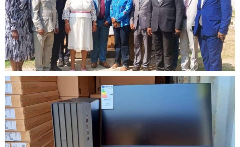 Arrivée des équipements informatiques pour la digitalisation de l’enseignement au Gabon.
