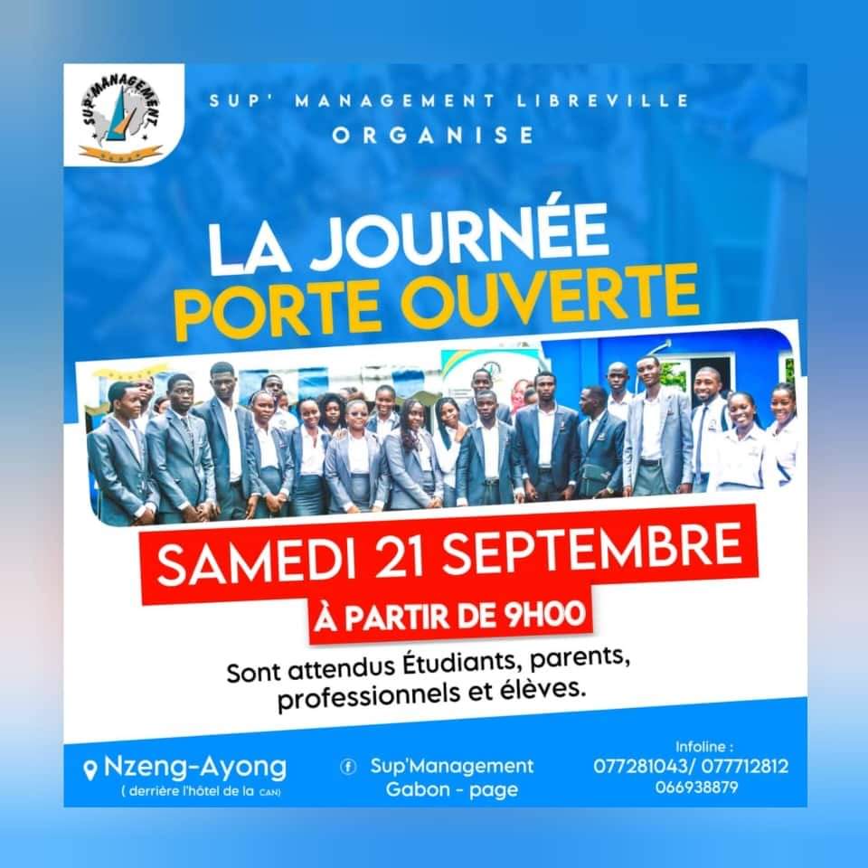 Journée Portes Ouvertes à Sup’ Management Libreville : Découvrez l’Excellence Académique.