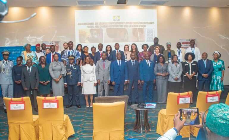 Clôture de l’atelier régional à Libreville : Lutte contre les produits cosmétiques contenant du mercure – Un appel à l’action mondiale