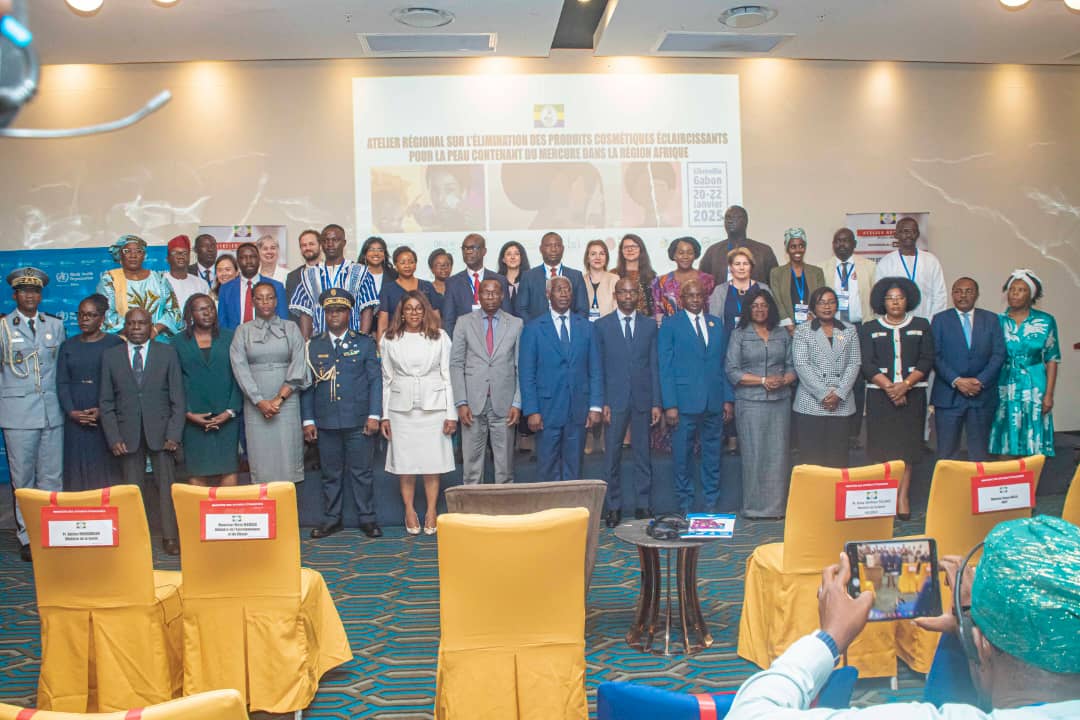 Clôture de l’atelier régional à Libreville : Lutte contre les produits cosmétiques contenant du mercure – Un appel à l’action mondiale