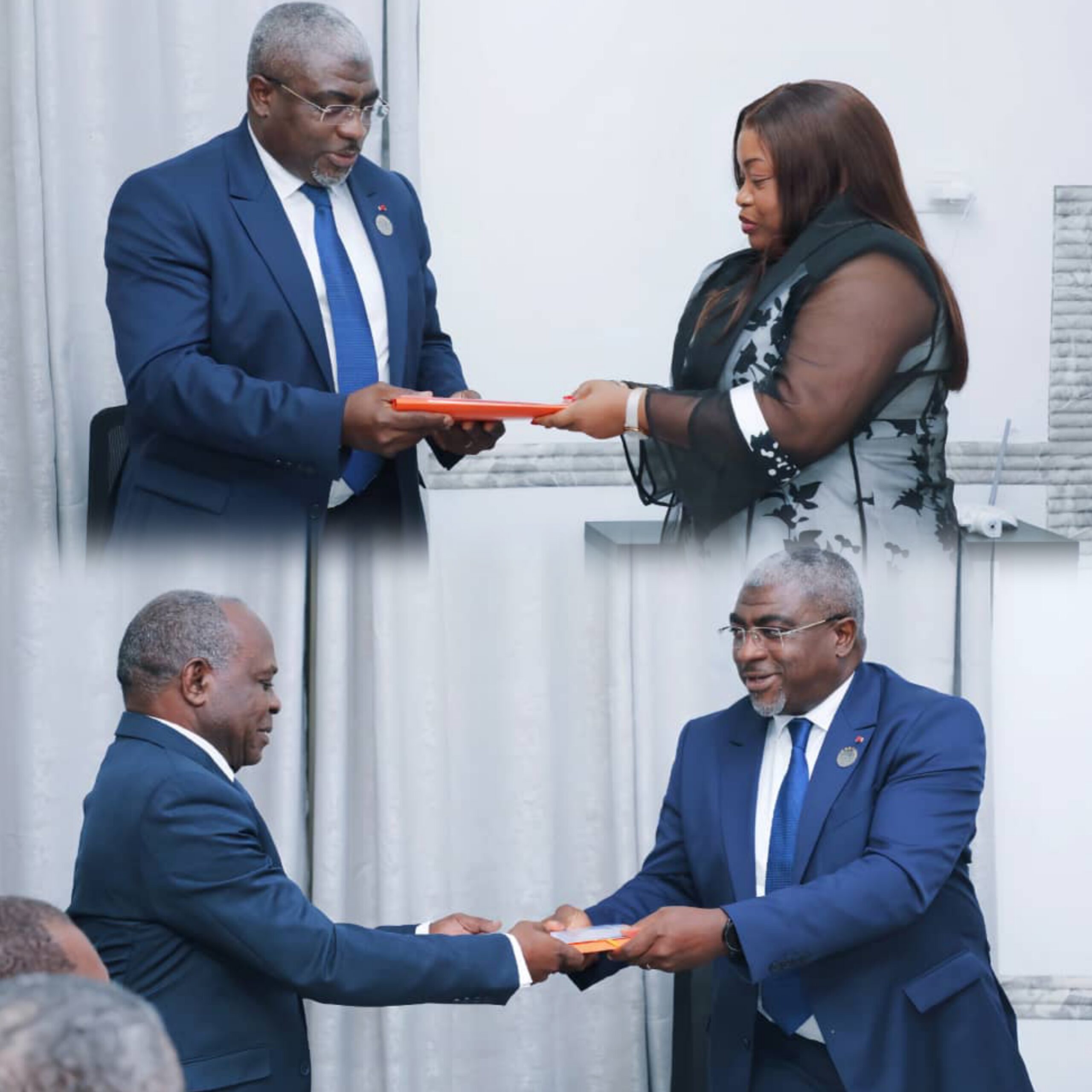 Passation de charges au ministère de la Formation Professionnelle : Camélia NTOUTOUME LECLERCQ cède son poste à Philippe TONANGOYE
