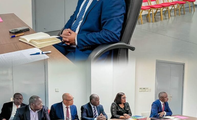 Ministère de la Jeunesse et des Sports : Le Ministre Patrick Barbera Isaac échange avec les différents services de son Département