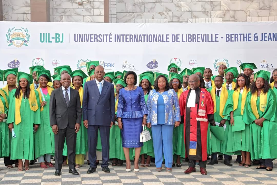 Cérémonie de Remise de Diplômes à l’Université Internationale de Libreville : Camelia Ntoutoume Leclercq, Marraine de la Promotion 2023-2024