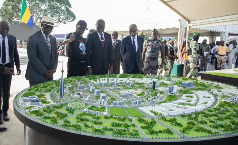 Le Président de la Transition pose la première pierre de « Libreville 2 » et de l’aéroport d’Andem