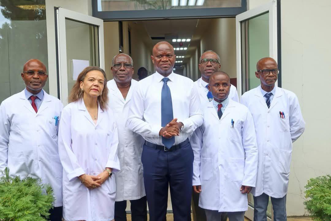 Le Général Brice Clotaire Oligui Nguema au CHU de Libreville pour ses examens médicaux