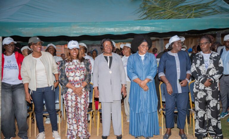 Célébration en différé de la Journée Nationale de la Femme : La Ministre Elodie Diane FOUEFOUE à la rencontre des femmes de la Ngounié