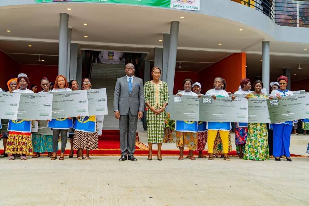 Le Marché national CTRI d’Akanda officiellement inauguré par le Président Oligui Nguema