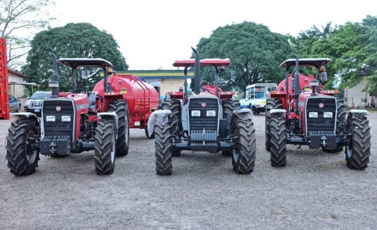 Ntoum : Remise officielle de matériel agricole offert par le Chef de l’État