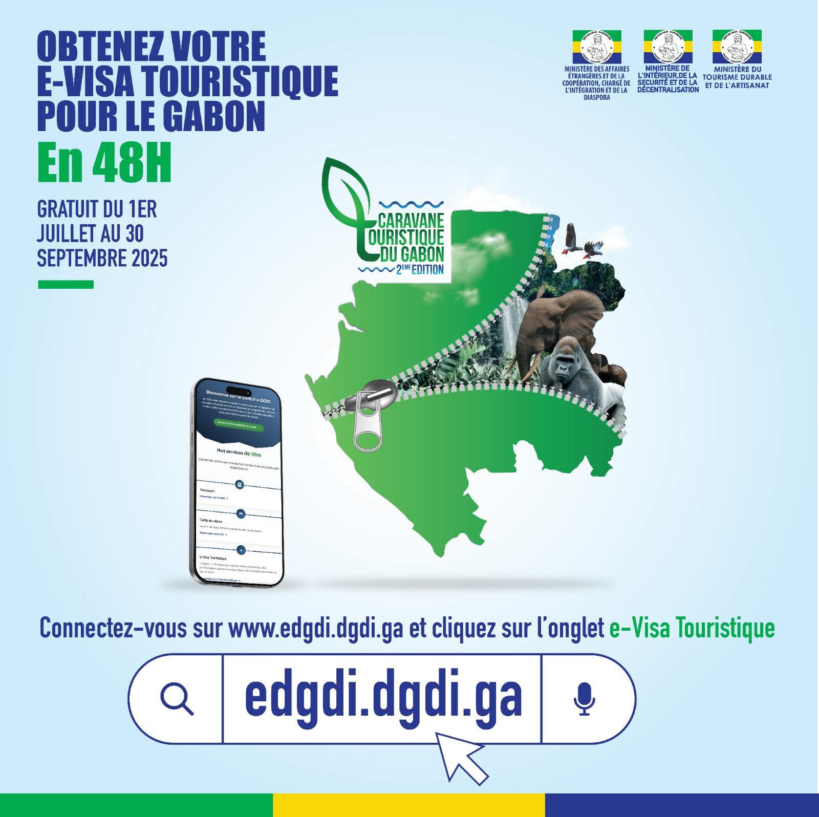Gabon : un e-Visa touristique gratuit pour dynamiser la saison estivale