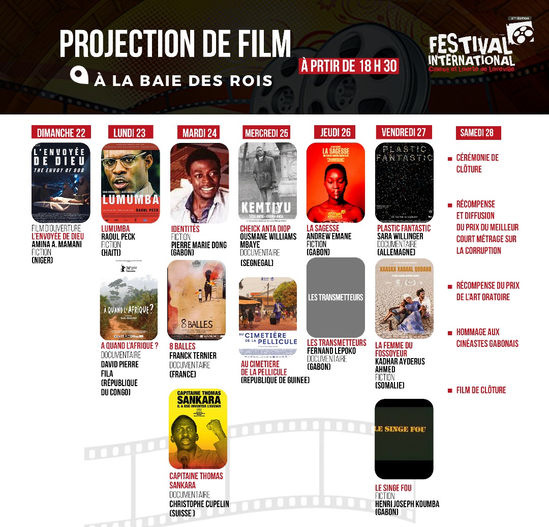 Clap de fin pour le Festival international du cinéma et liberté de Libreville
