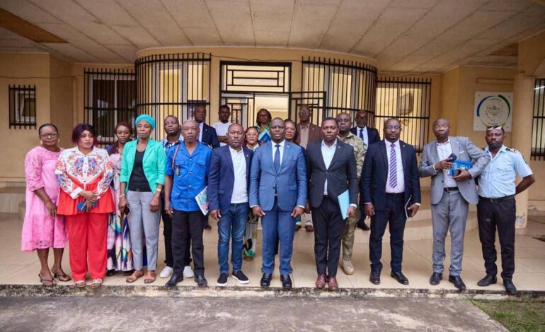 Tournée nationale d’évaluation des postes comptables : Luther Steeven ABOUNA YANGUI dans la Ngounié pour une administration plus efficace