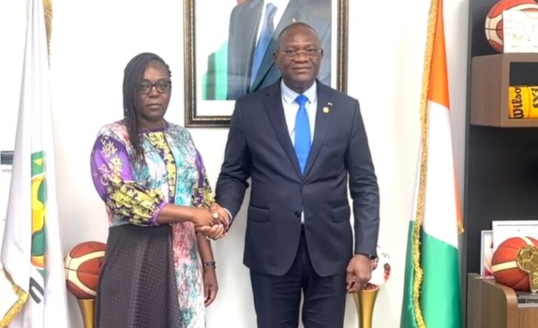 Abidjan : Double audience pour Armande Longo épouse Moulengui en marge du Salon Africain du Football. 