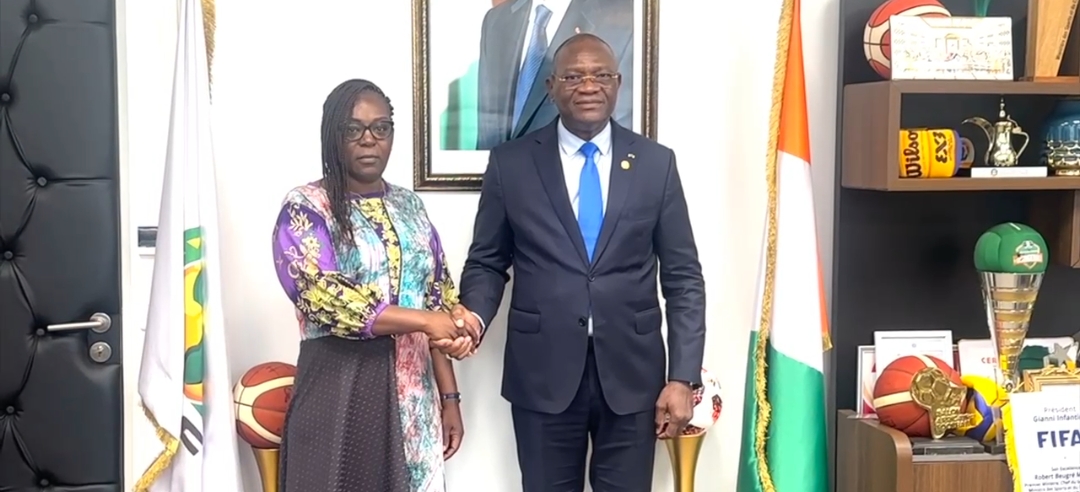 Abidjan : Double audience pour Armande Longo épouse Moulengui en marge du Salon Africain du Football. 