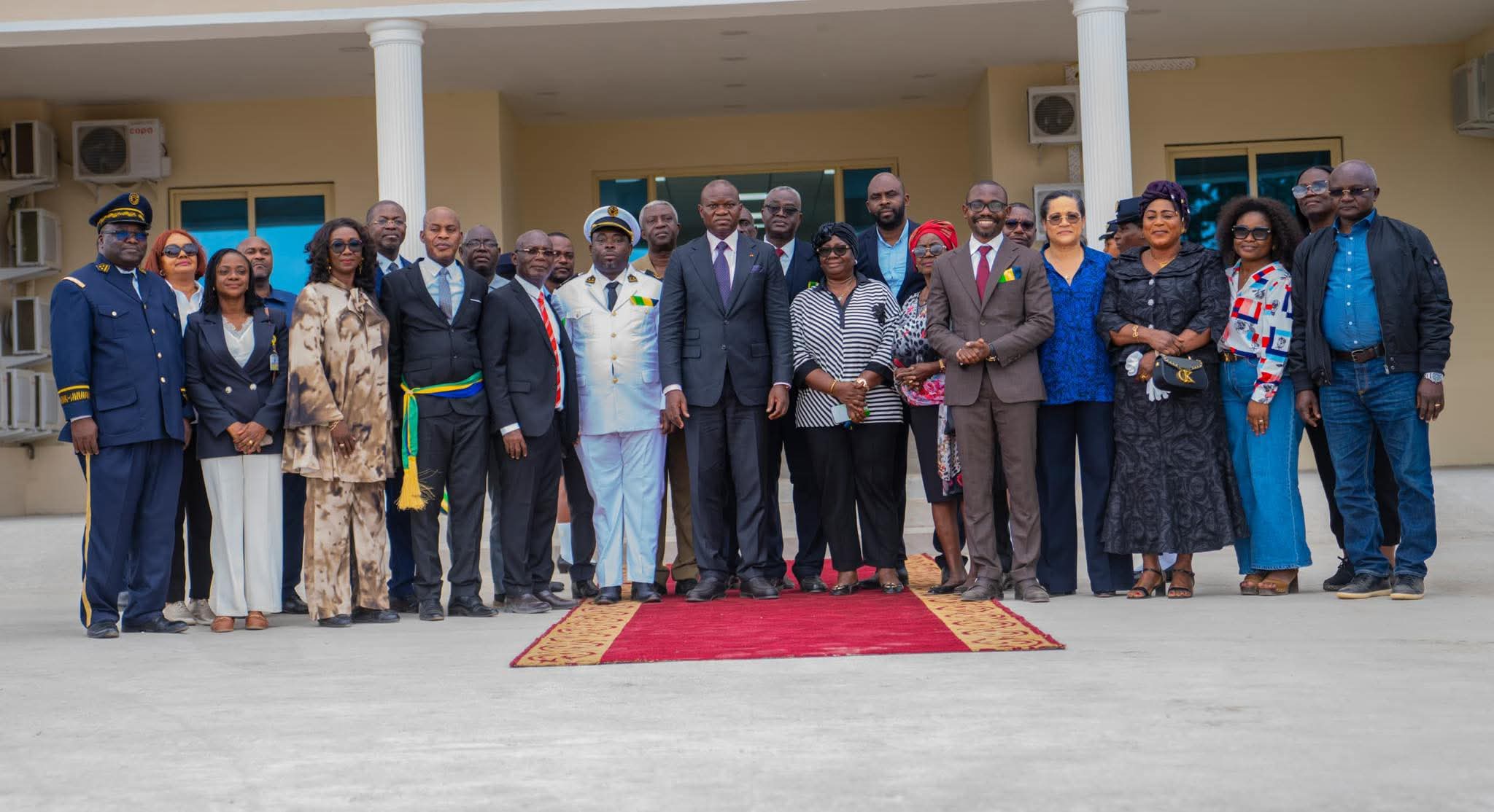 Ndendé : Le Président inaugure le Complexe administratif Pierre Mamboundou