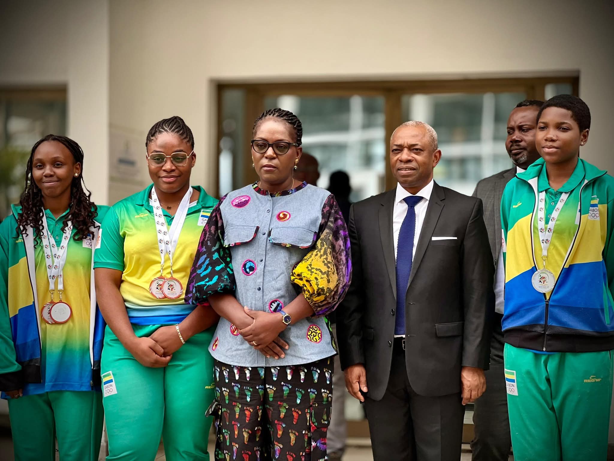 Jeux Scolaires Africains : la ministre des Sports salue la performance des jeunes athlètes gabonais