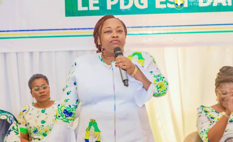 Législatives à Ntoum : Camélia Ntoutoume Leclercq, la voix de la fidélité et de la discipline politique