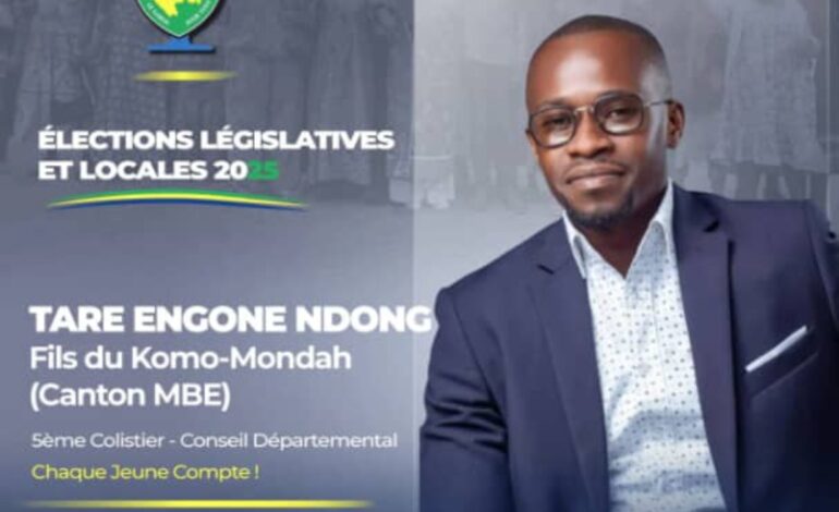 Élections locales 2025 : Engone Ndong, de la plume à l’action pour le canton MBÈ