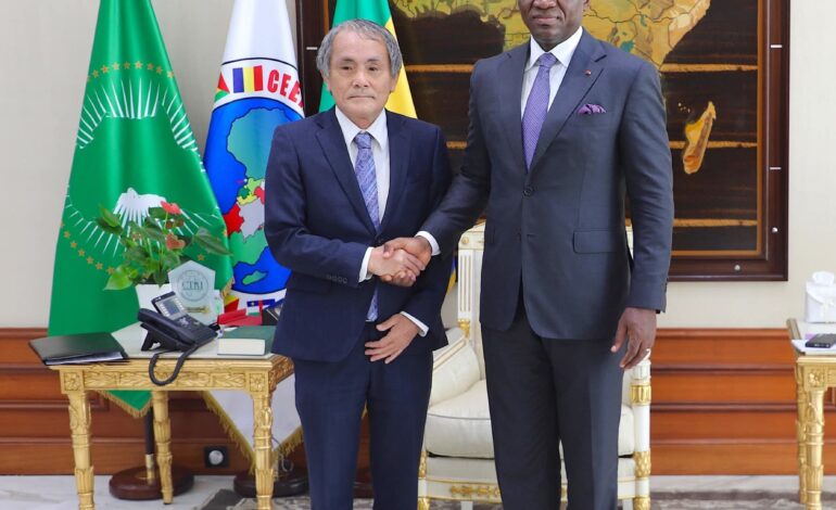 Diplomatie : Le Président Oligui Nguema renforce les liens avec la France, le Japon et la RDC