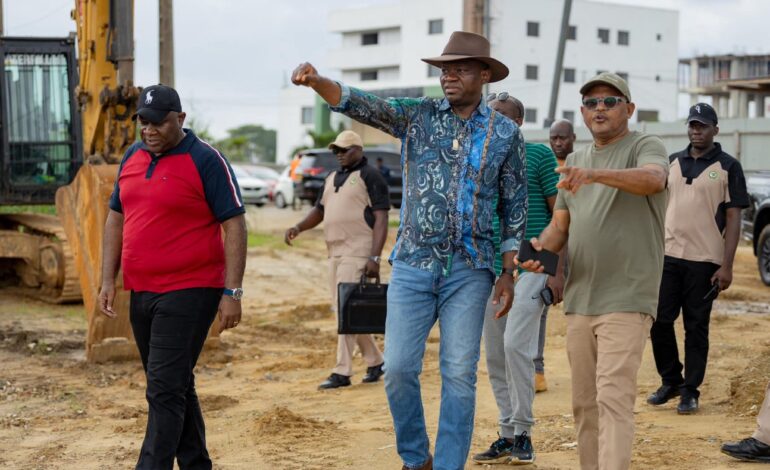 Owendo : le Président Brice Clotaire Oligui Nguema inspecte plusieurs chantiers structurants