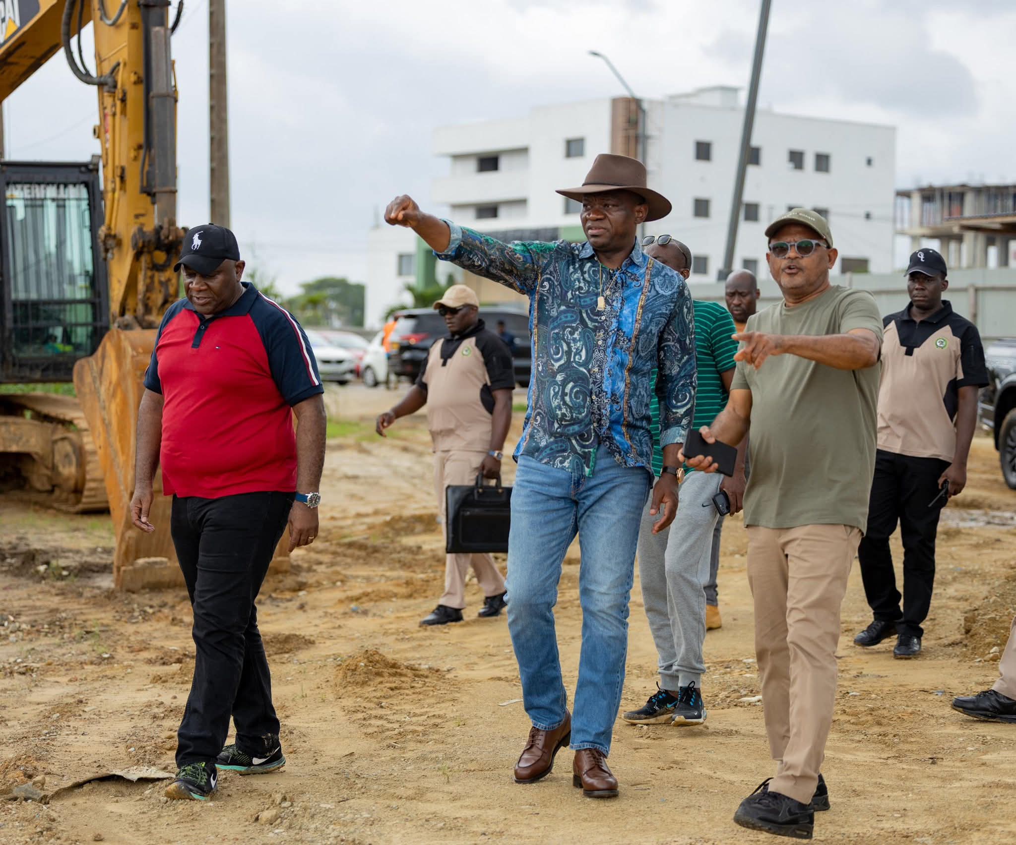 Owendo : le Président Brice Clotaire Oligui Nguema inspecte plusieurs chantiers structurants