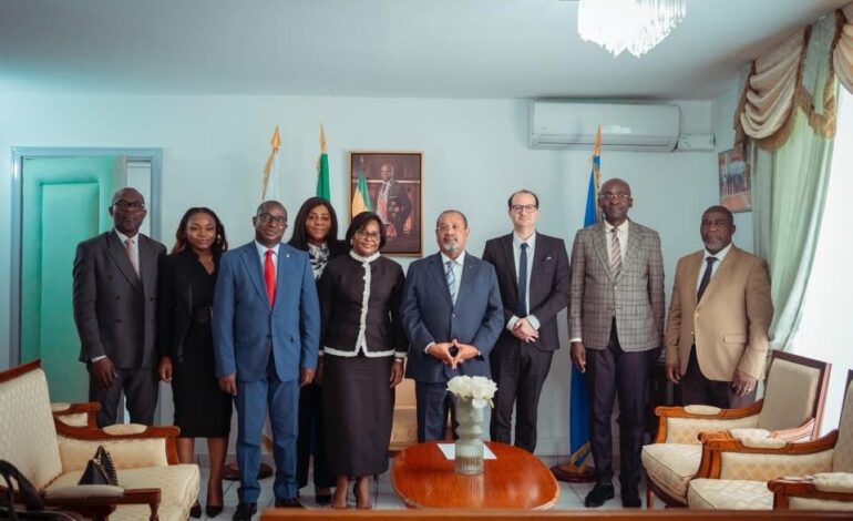 Guy Bertrand Mapangou reçoit la CDC pour un projet de mobilisation de l’épargne de la diaspora