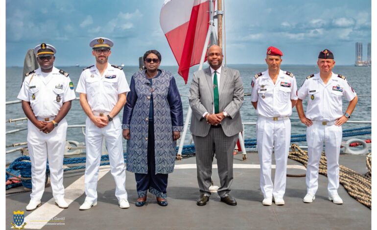 Port-Gentil : Escale d’un patrouilleur français dans le Golfe de Guinée
