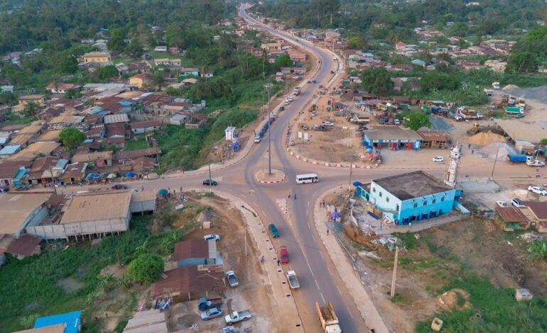 Gabon : Les travaux de la route Ntoum–Cocobeach exécutés à 45 %
