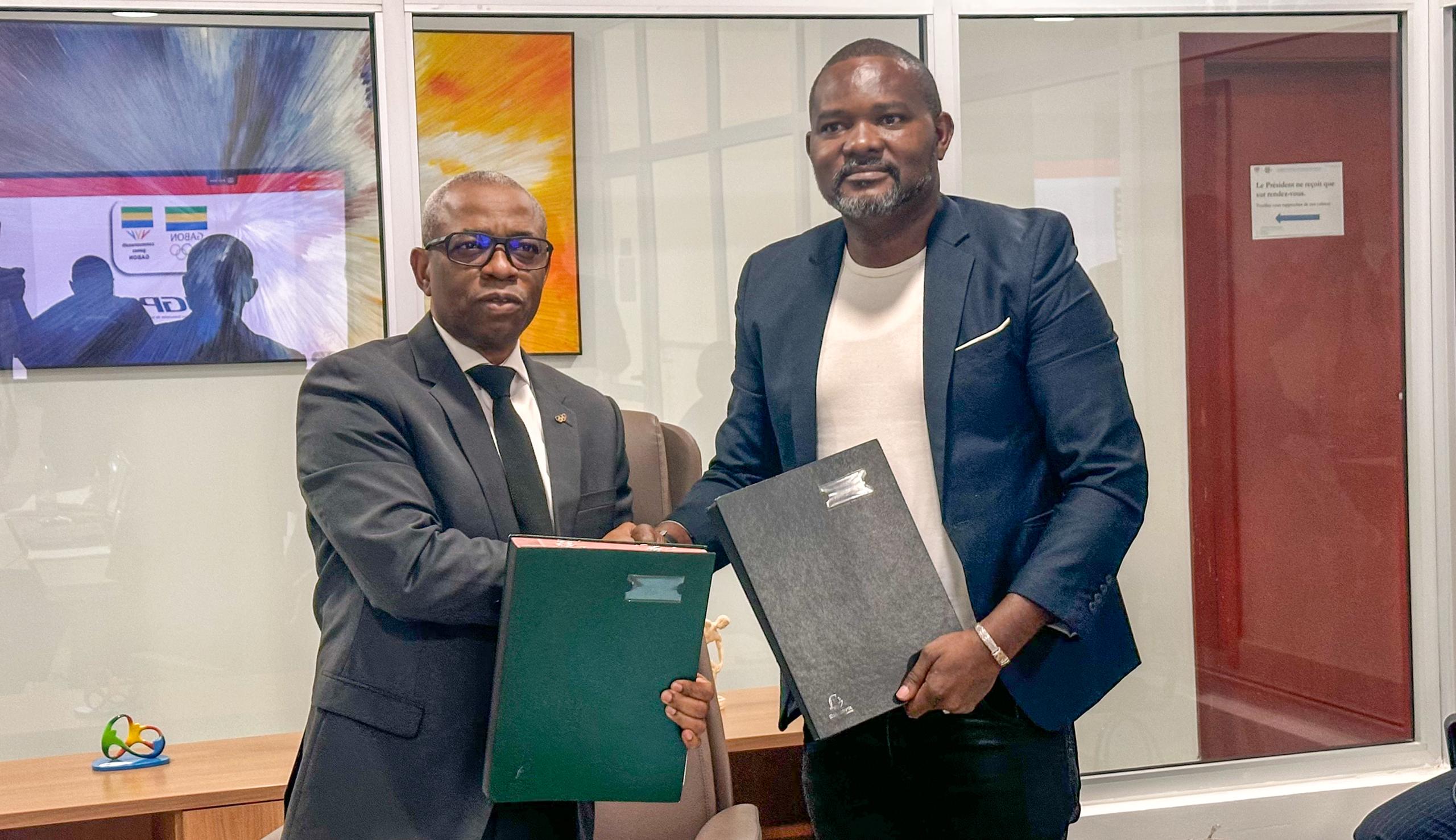 Akanda : l’UGPS et le CNOG lancent le Club Olympique de la Presse Sportive