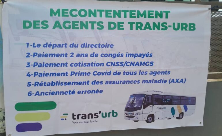 Crise à TransUrb : Des agents précarisés implorent l’intervention immédiate du Président de la République