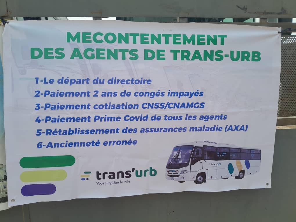Crise à TransUrb : Des agents précarisés implorent l’intervention immédiate du Président de la République