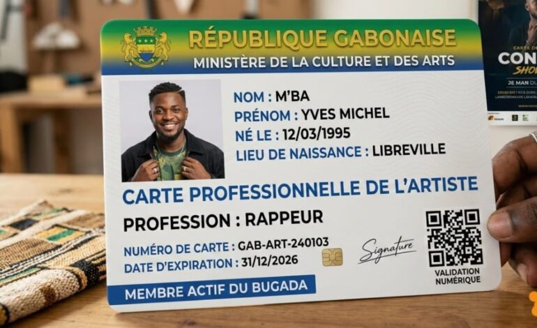 Culture  : Une carte professionnelle pour faire entrer les artistes dans l’ère de la reconnaissance