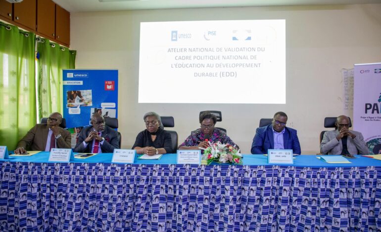 L’UNESCO Renforce l’Éducation au Développement Durable au Gabon
