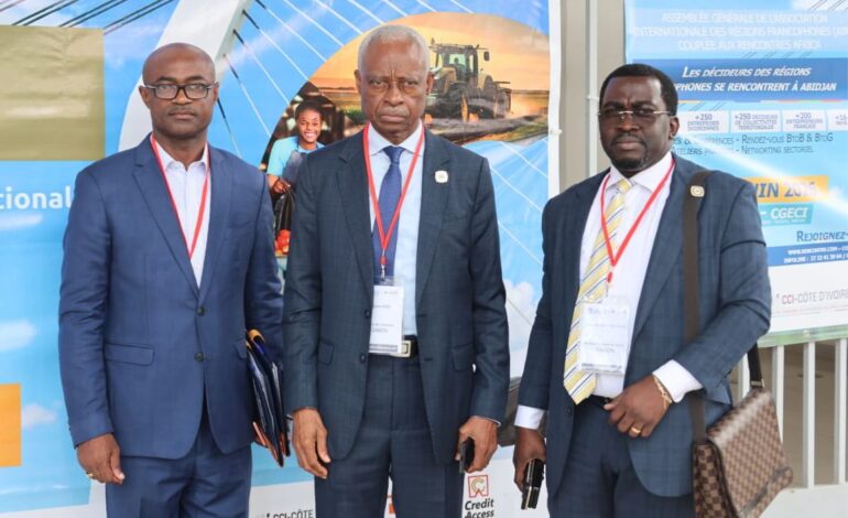 Eugène MBA à la 16e Assemblée Générale de l’AIRF à Abidjan