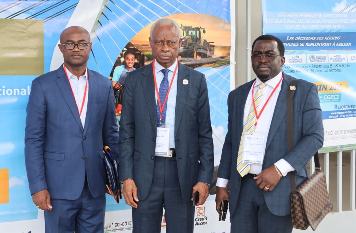 Eugène MBA à la 16e Assemblée Générale de l’AIRF à Abidjan