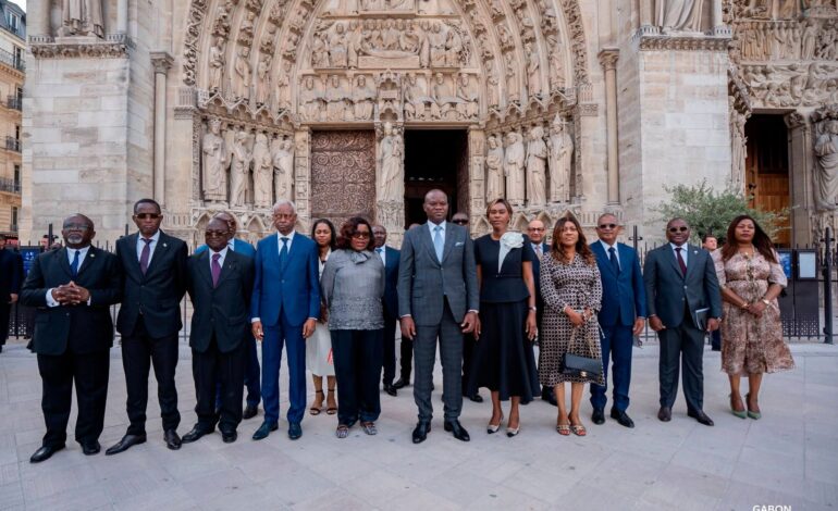 Diplomatie : Oligui Nguema se recueille à Notre-Dame de Paris