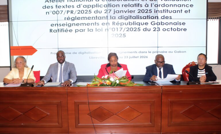 Digitalisation des enseignements : Le Gabon ouvre le chantier qui transformera son école