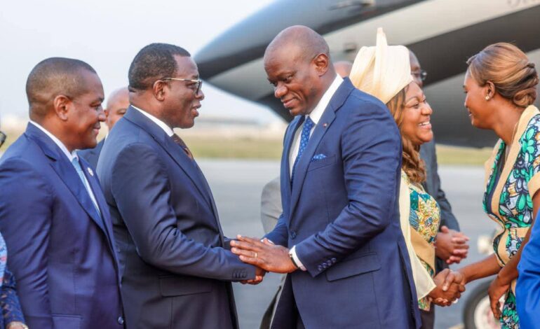 Oligui Nguema à Abidjan pour les 66 ans de l’indépendance de la Côte d’Ivoire
