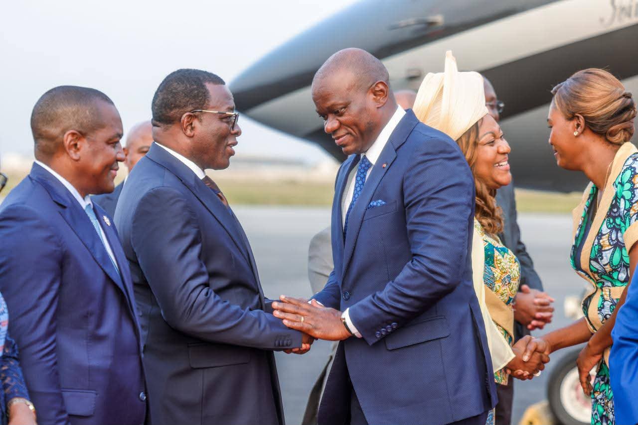 Oligui Nguema à Abidjan pour les 66 ans de l’indépendance de la Côte d’Ivoire