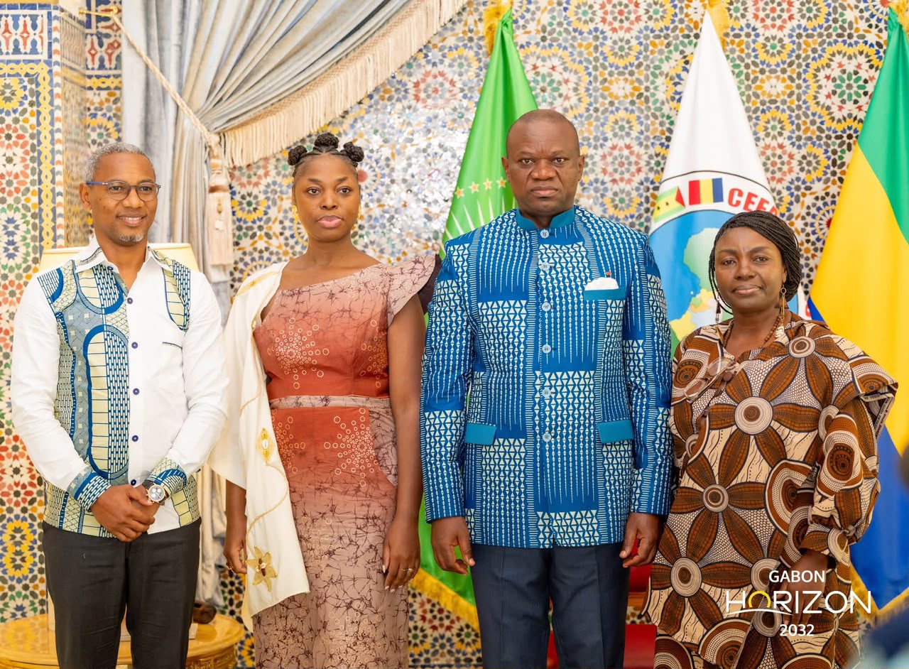 Culture : Oligui Nguema reçoit Annie Flore Batchiellilys et Adriana Bignagni