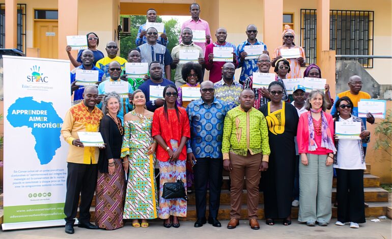 Éduconservation : Les formateurs outillés pour renforcer l’éducation à la conservation au Gabon