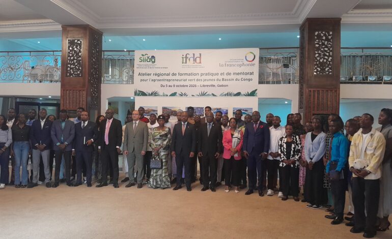 LIBREVILLE : L&rsquo;OIF FORME 30 JEUNES DU BASSIN DU CONGO À L&rsquo;AGRO-ENTREPRENEURIAT VERT