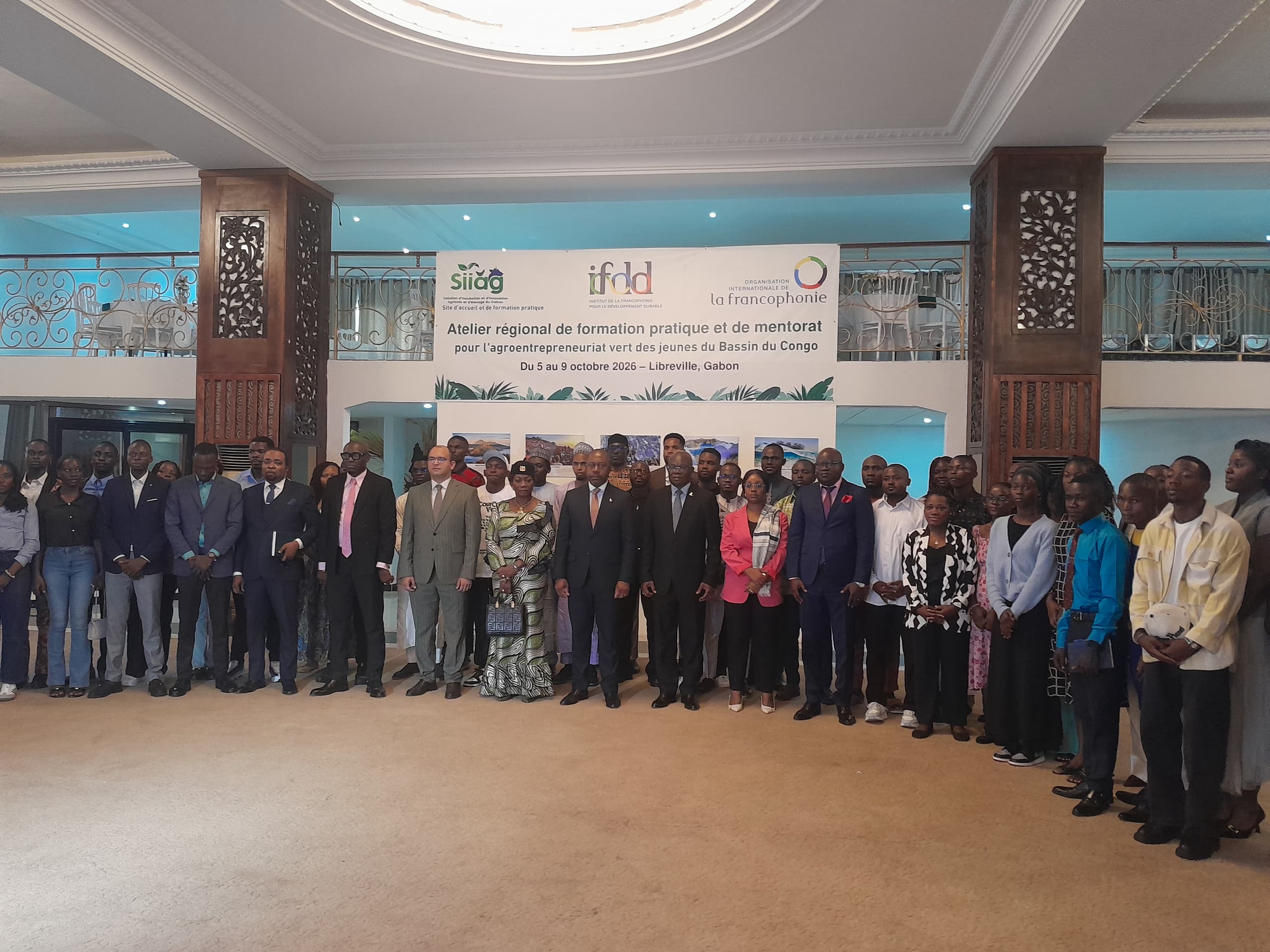 LIBREVILLE : L&rsquo;OIF FORME 30 JEUNES DU BASSIN DU CONGO À L&rsquo;AGRO-ENTREPRENEURIAT VERT