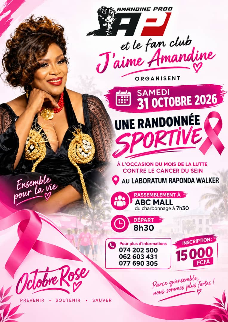 Octobre Rose : Amandine La Reine D&rsquo;Empire mobilise ses fans autour d’une randonnée sportive et solidaire